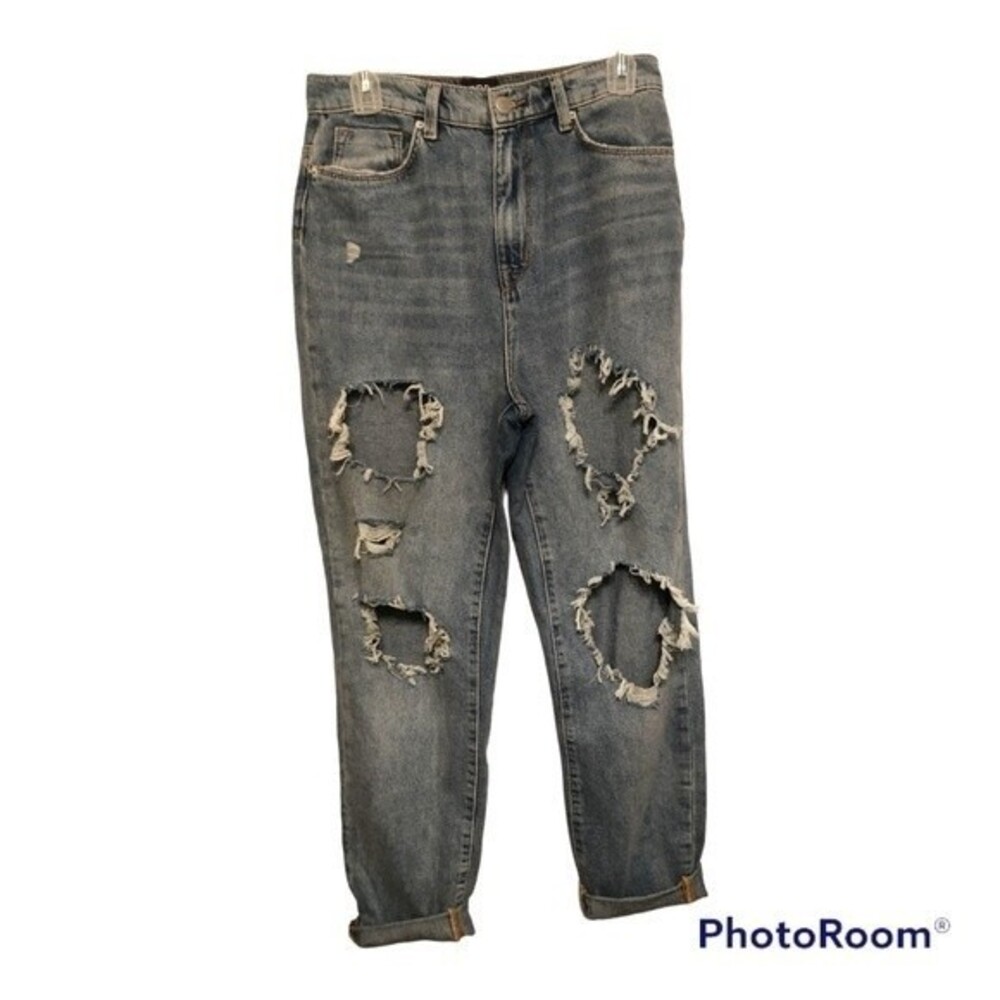 BDG Mom High Rise Jeans Baggy Destroyed Cotton Size 29